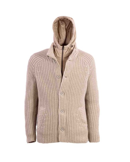 Shop HERNO  Bomber: Herno bomber in pura lana cardata abbinata a tessuto in microfibra di nylon.
Lavorazione in punto pannocchia e dotato di pettorina in nylon staccabile. 
Vestibilità regolare.
Pettorina staccabile con cappuccio.
Chiusura con bottoni.
Tasche a filetto.
Imbottitura con ovatta.
Composizione: 100% Lana.
Fabbricato nella Repubblica di Moldova.. MC000150U 70016-1985